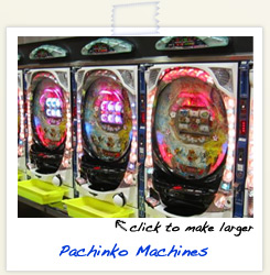 pachinko machines